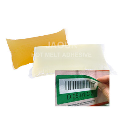 Hot Melt Pressure Sensitive Adhesive For courier labels /self labels /express labels with yellow color / white color